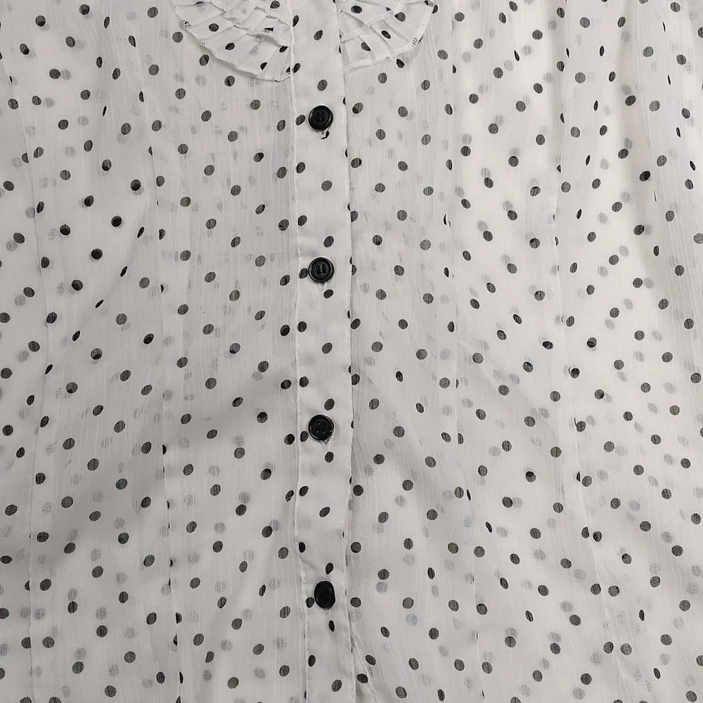 Susie Rose girls junior 15/17 sized sleeveless sheer blouse - Picture 7 of 12